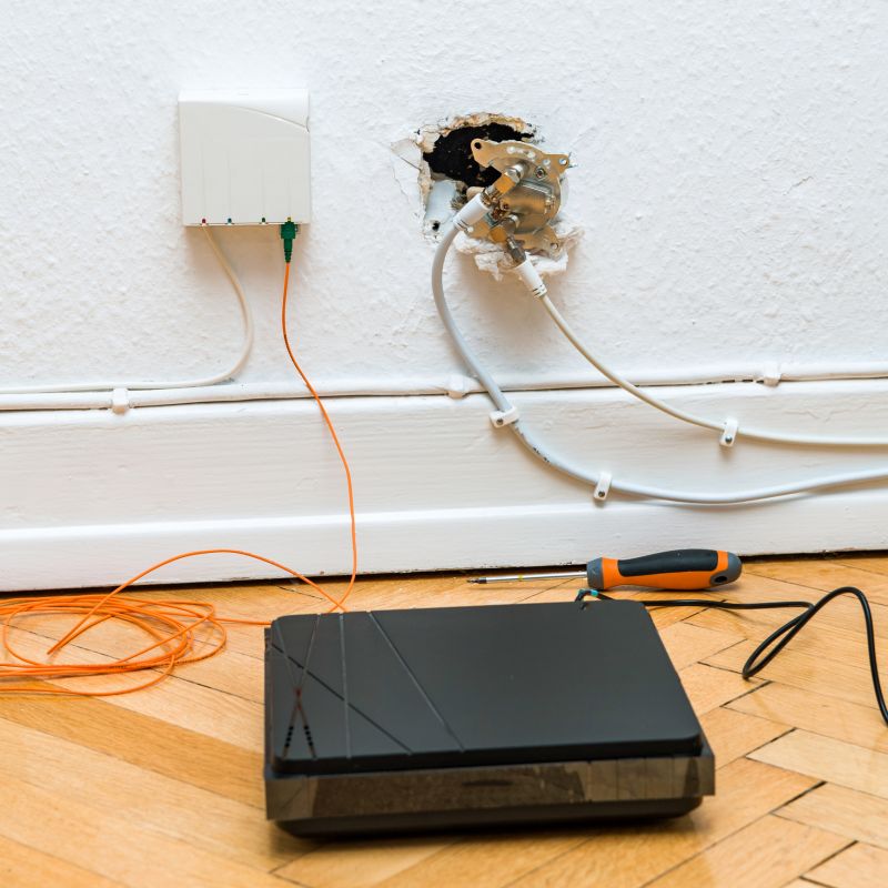 Ethernet Cable Installation detail