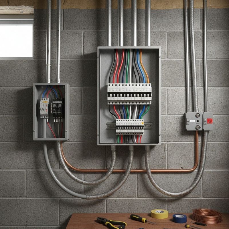 Main Panel Installation detail