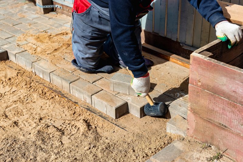 Brick Hardscaping Installation