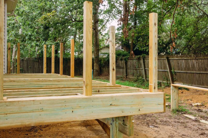 Ground Level Deck Construction